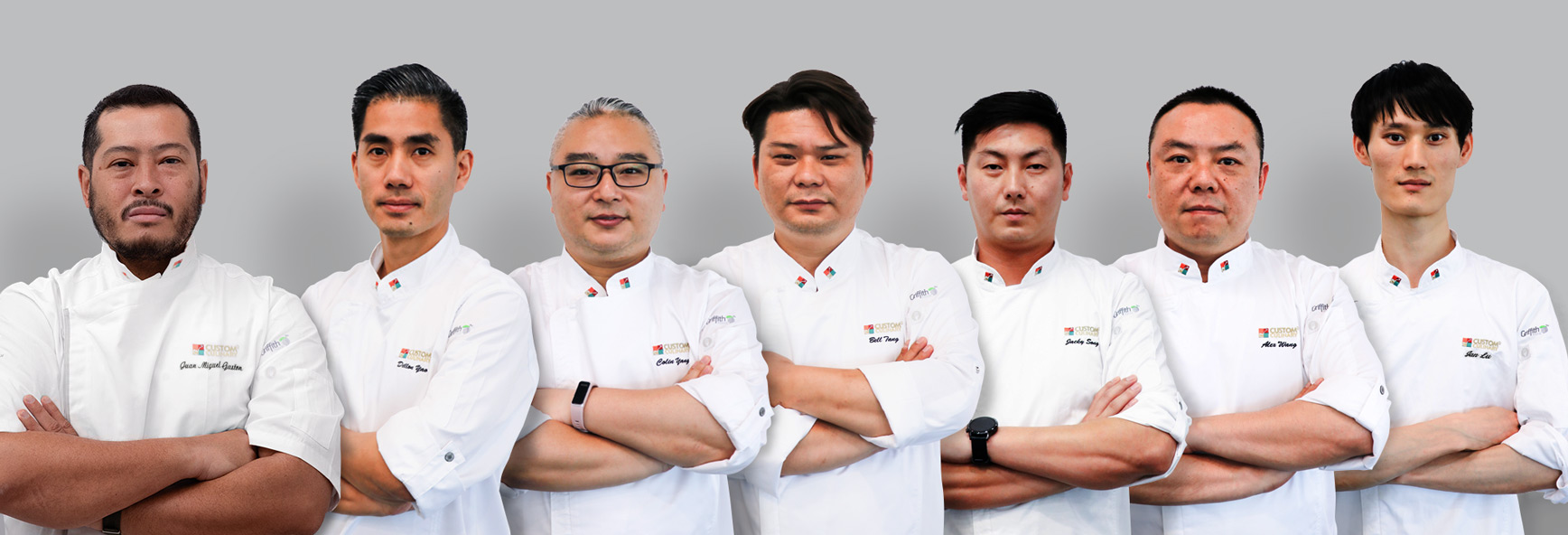 Custom Culinary China Chef Group Shot