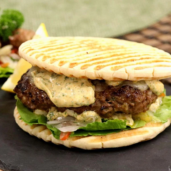 beef kebab burger