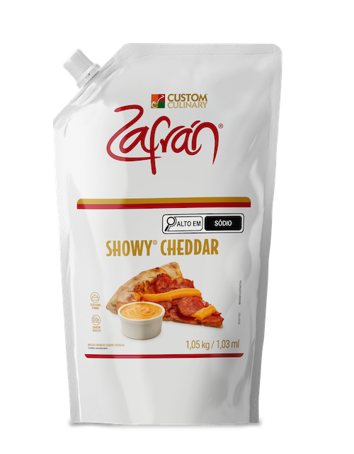 Molho Showy® Cheddar Custom Culinary® Zafrán®