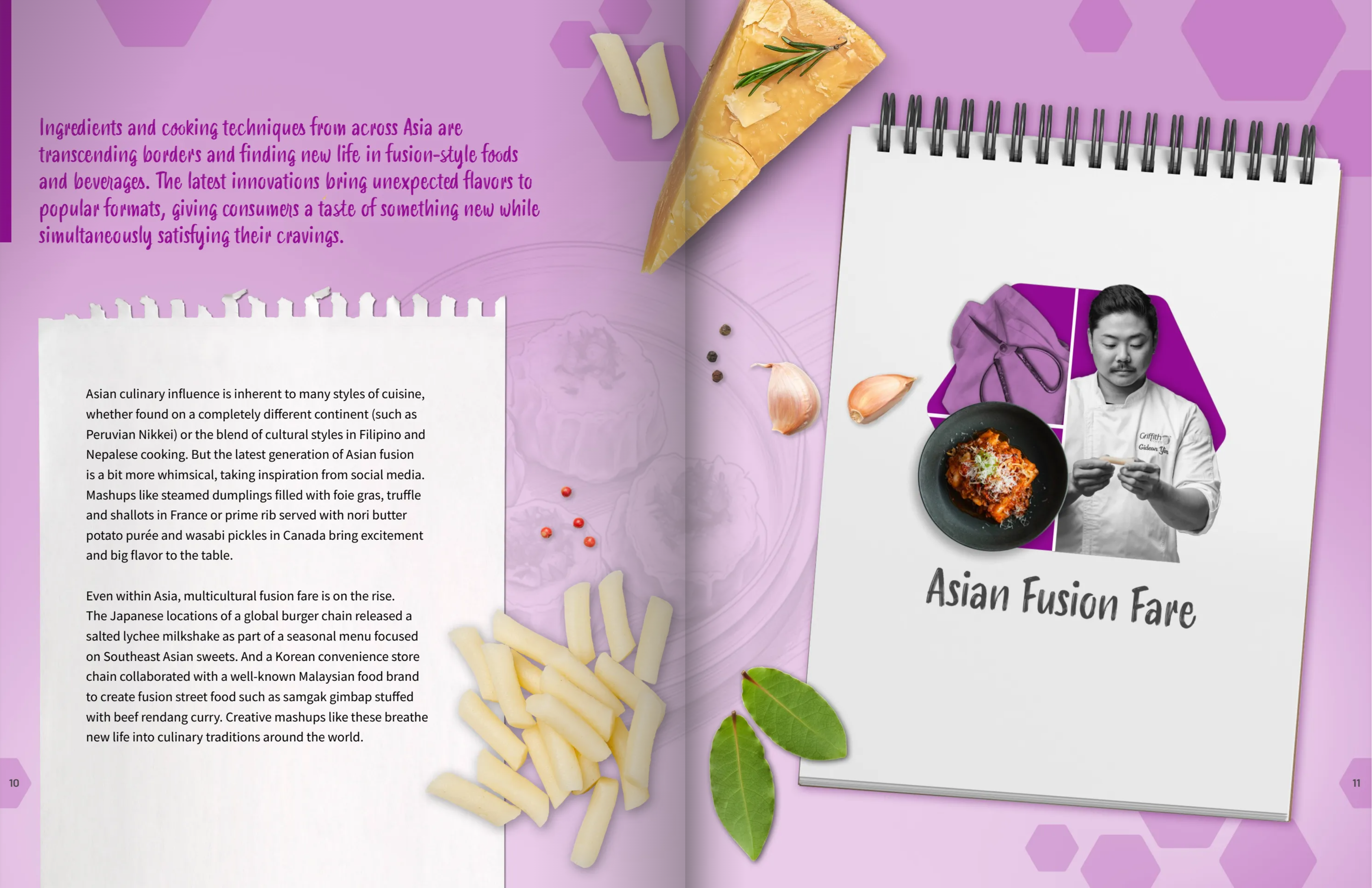 Flipbook Cover Asian Fusion Fare