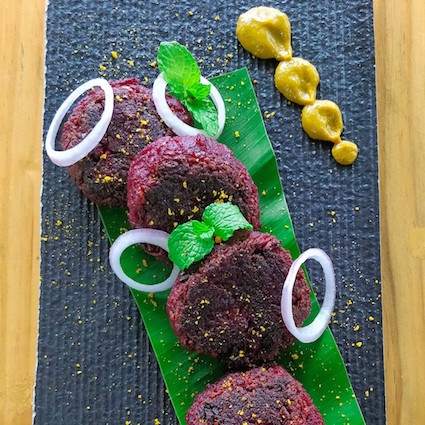 Mexican Beetroot Tikkis