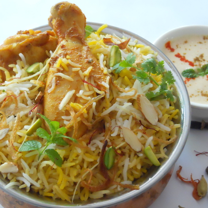 Custom Culinary Zafrani Hyderabadi Chicken Dum Biryani